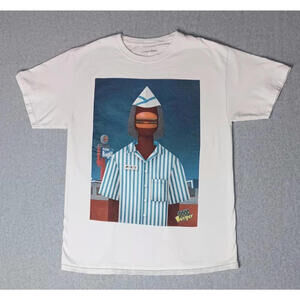 Vintage Nickelodeon Good Burger ED Short Sleeve Graphic Tee Unisex Size M White